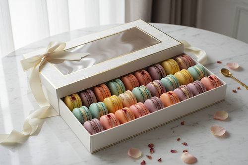 36-Pack Macaron Box